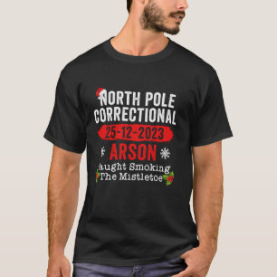 T-shirt Pôle Nord Arson Correctionnel Attrapé Fumer Le M