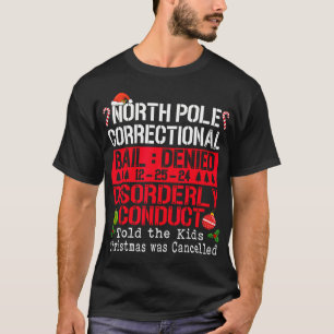 T-shirt Pôle Nord Correction Dit Aux Enfants Noël Wa