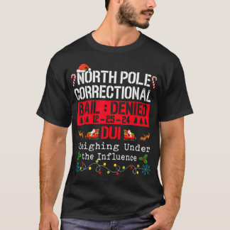 T-shirt Pôle Nord Correction Dui Sleiging Sous L'Inf