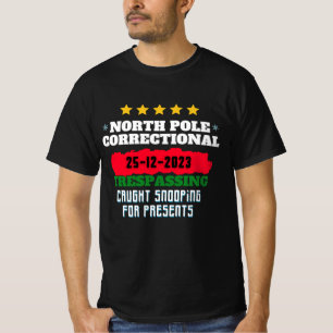 T-shirt Pôle Nord - Détournement correctionnel pris Snoopi