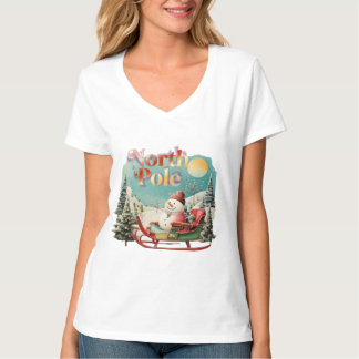 T-shirt Pôle Nord : Là où la magie ne fond jamais