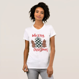 T-shirt Pôle Nord Tee, Arbre de Noël Whimsical Graphique