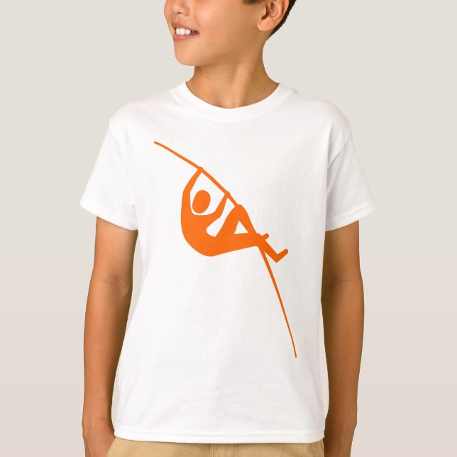 T-shirt Pôle - Orange (Devant)