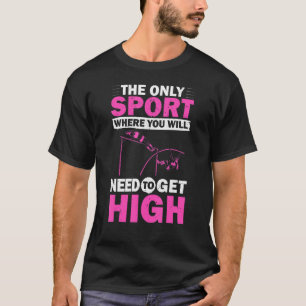 T-shirt Pole Vault Athlete Pole Jumper Pole voûte Pole