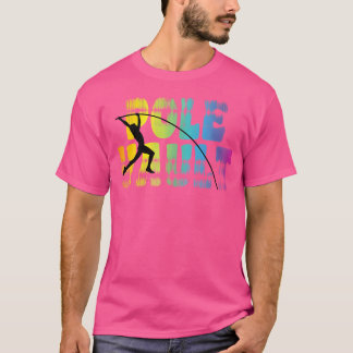 T-shirt Pole Vault - Couleurs amusantes Look Vintage Pole