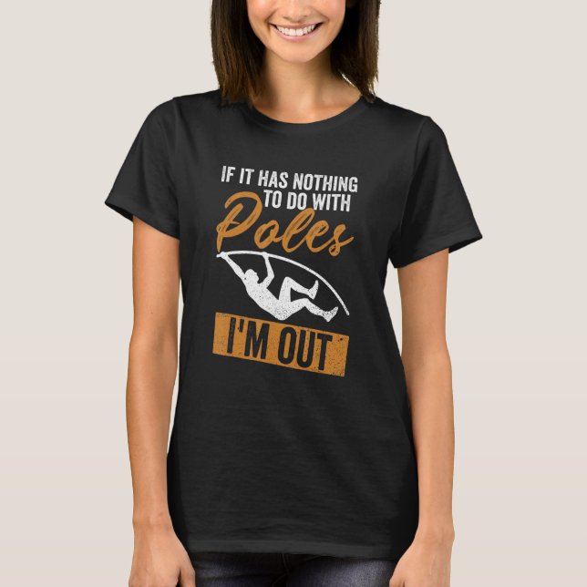 T-shirt Pole Vault Dit Pour Pole Jumper 1 (Devant)