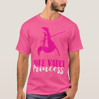 T-shirt Pole Vault Princess Crown Pole Vaulting High Jumpi