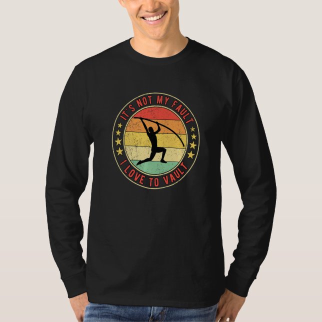 T-shirt Pole Vault Vaulter Jump   (Devant)