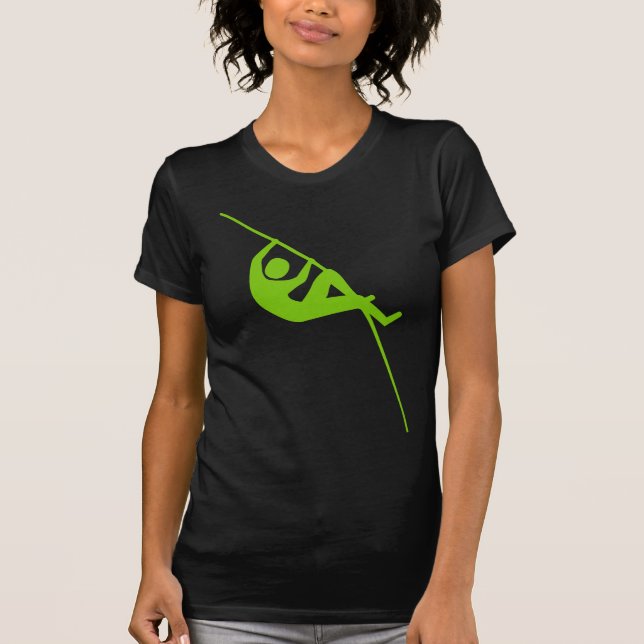 T-shirt Pôle Vaulting - Martian Green (Devant)