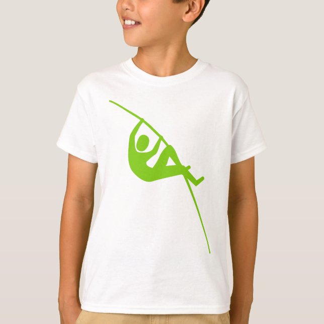 T-shirt Pôle Vaulting - Martian Green (Devant)