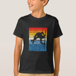 T-shirt Pole Vaulting Sport Retro