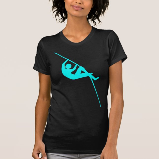 T-shirt Pôle voûté - Cyan (Devant)