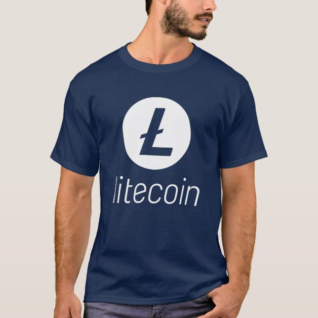 T-SHIRT POLERA CRYPTO LITECOIN LTC (Devant)