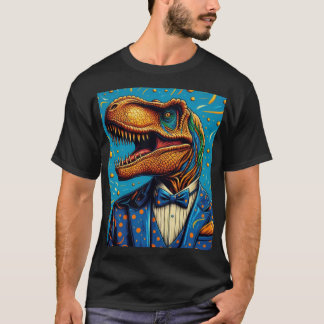 T-shirt Polera Retrato Dinosaurio