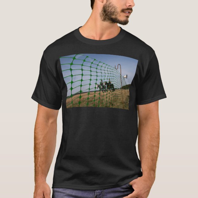 T-shirt Police À Chevaux Montée Aux Pays-Bas. (Devant)