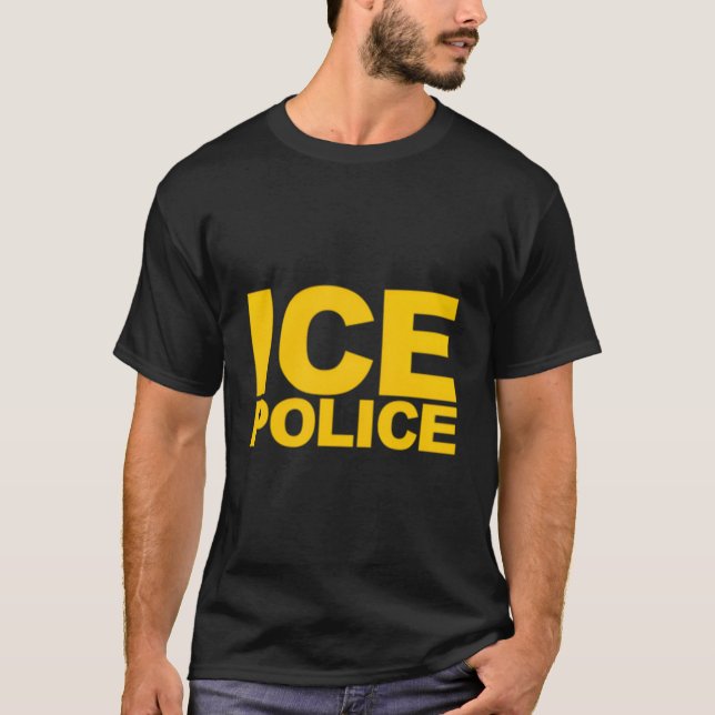 T-shirt Police à glace (Devant)