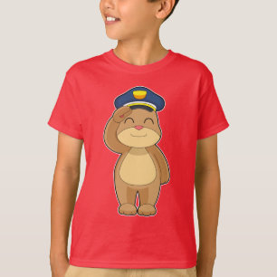 T-shirt Police casquette de la police de la police de la g