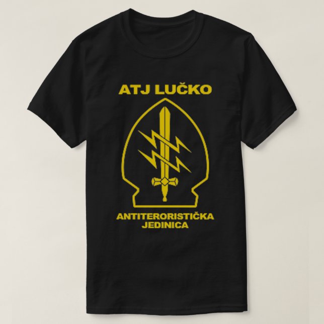 T-shirt Police croate ATJ LUCKO Specijalna Policija Tshi (Design devant)