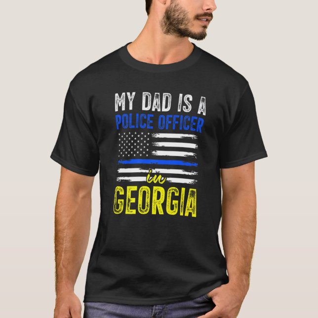 T-shirt Police de Géorgie Papa (Devant)