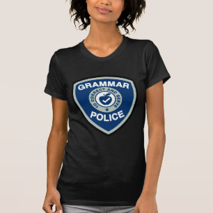 T-shirt Police de grammaire