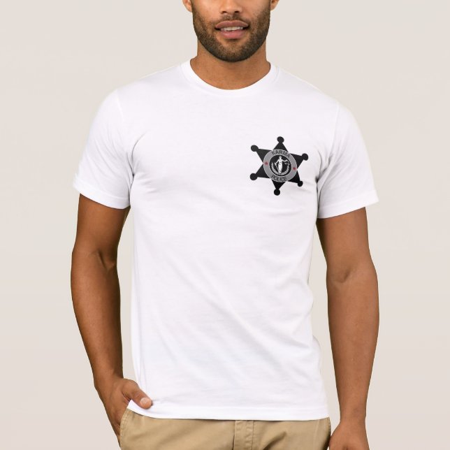 T-shirt Police de karma (Devant)