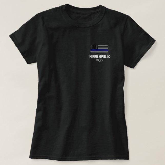 T-shirt Police de Minneapolis Officier Minnesota Policeman (Design devant)