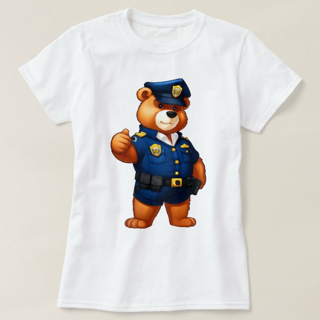 T-shirt Police des ours (Design devant)