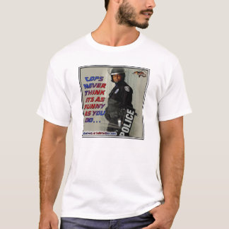 T-shirt police drôle
