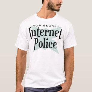T-shirt Police extrêmement secrète d'Intenet