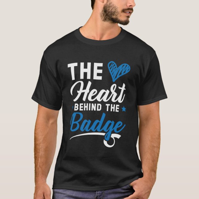 T-shirt Police Femme Cop Sheriff Agent d'application de la (Devant)
