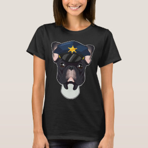 T-shirt Police French Bulldog Canine Handler I Police Chie