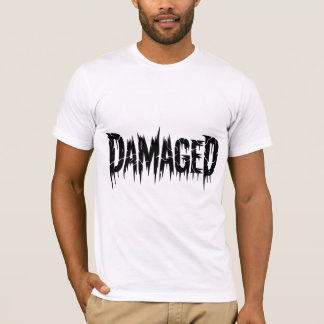 T-shirt Police Grunge Gothique