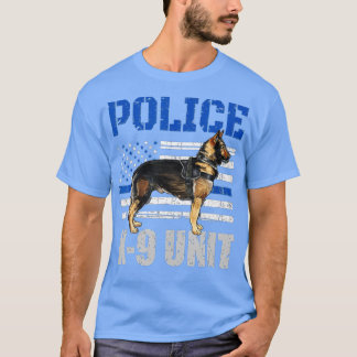T-shirt Police K9 Unit  Thin Blue Line Officer Dog Costume