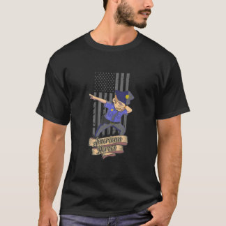 T-shirt Police - Maigre Dabbing Police Man T-