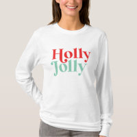 Police moderne Boho Holly Jolly Noël