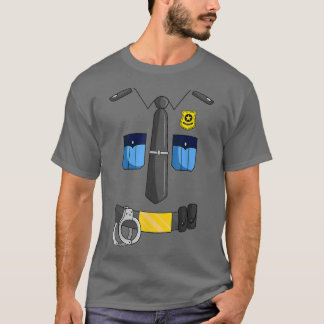 T-shirt Police Officier Costume Policier policier policier