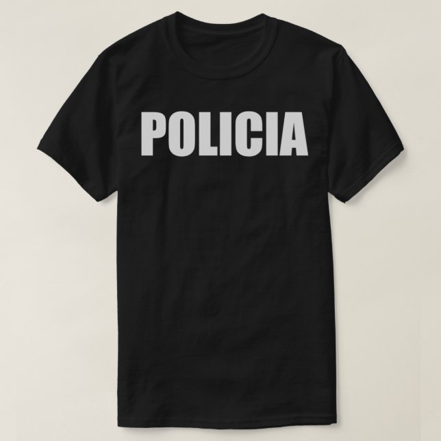 T-SHIRT POLICE POLICE POLICE (Design devant)