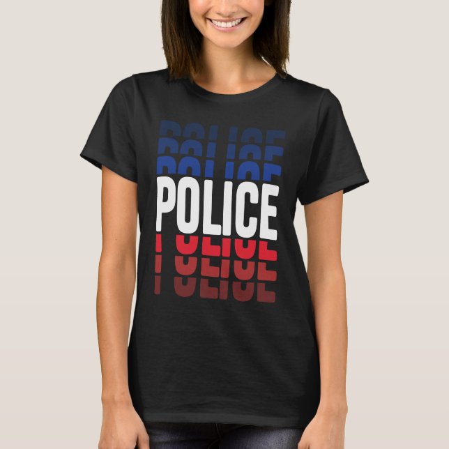 T-shirt Police policière Police (Devant)