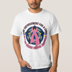 T-shirt Police pour un cancer du sein de traitement