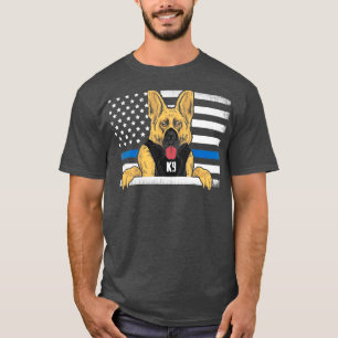 T-shirt Police Service Chien K9 Allemand Berger Chien Poli