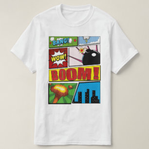 T-shirt Polices de bande dessinée !
