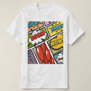 T-shirt Polices de bande dessinée !