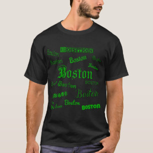 T-shirt Polices vertes de Boston