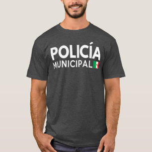 T-shirt Policia Costume T Chemise - Police Mexicaine Hallo