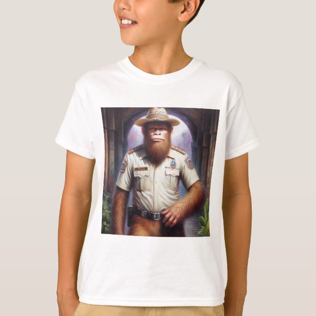 T-shirt Policier de Bigfoot (Devant)