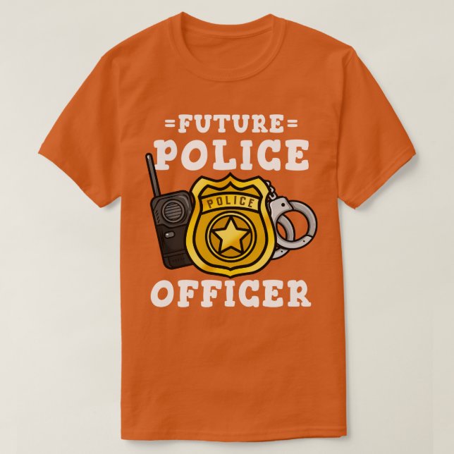 T-shirt Policier du futur (Design devant)