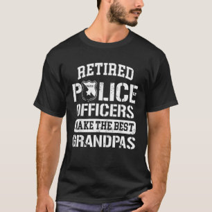 T-shirt Policiers à la retraite Meilleurs Mamans Vintages