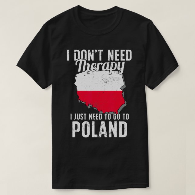 T-shirt Polish Flag I Poland Flag I Vacation Gift I Poland (Design devant)