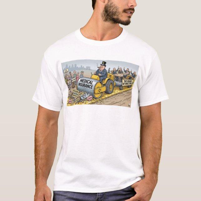 T-shirt Politic Cartoon (Devant)