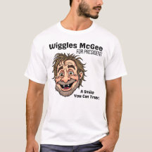 Political T Shirt, Wiggles McGee For President